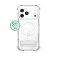 thumbnail image 3 of onn Rugged Phone Case with Kickstand for iPhone 18 Pro / 17 Pro, MagSafe Compatible - Clear, 3 of 7