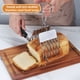 thumbnail image 3 of Bewildely Cortador de pan de jamón, pinzas, pinzas para pan, rosbif de acero inoxidable, resistente y duradero, fácil de usar en cocinas y Cocina y Comedor, 3 of 6
