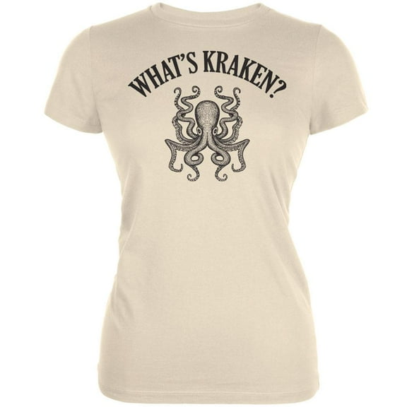 what's kraken? cream juniors soft t-shirt