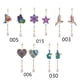 thumbnail image 4 of Inteprter Llavero de punto de cruz con pintura de diamantes de imitación portátil para adultos, 2 piezas, llavero bordado de cristal, llavero Type3 NO3, 4 of 6