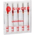 thumbnail image 2 of Agujas para Máquina de Coser SINGER 04735 Universal 80/12 Paquete de 5, 2 of 8