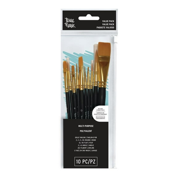 BREA REESE PAINT PINCEAU VALEUR PACK 10PC
