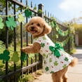 thumbnail image 5 of St. Patrick's Day Dog Dress, Cat Tutu Skirt Green Mesh St Patricks Day Pet Costume for Party Photo Small Dogs Cats, 5 of 6