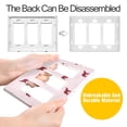 thumbnail image 4 of Yayeee Rocker Switch Wall Plate 1-Gang 4.6"x2.9" Home Decorative Outlet Cover, Abstract Elephant Pattern, 4 of 6