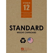STANDARD Chipboard Sheets. Economy Pack. STUDIO 12 brand. Loose Sheet Pack. (11" x 17") (6 Sheets)