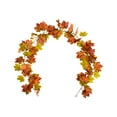 thumbnail image 1 of MesaSe Artificial Flower Interior Decoration Autumn Fruit Orange Creative 1.75M Simulation Realistic Fall Leaves Garland, 1 of 12