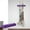 Purple, variant on Dvkptbk Plastics Storage Rack Wall Organizer with Adjustables Slots and Hooks Wall Mounted Tool and Brooms Holders Organization and Storage for The Kitchen and Garage Cleaning Supplies