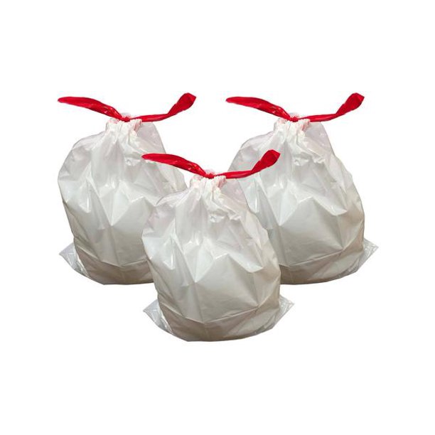 30pk Durable Garbage Bags, Fits Simplehuman® ‘size “A”‘, 4.5L / 1.2
