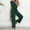 Green, variant on ChaoHeng Women's Solid Utility Jumpsuit Flutter Sleeve Square Neck Drawstring Casual Overalls,aki S