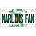 thumbnail image 2 of Marlins Fan Florida Novelty Metal License Plate 7" x 4" Motorcycle (MP), 2 of 2