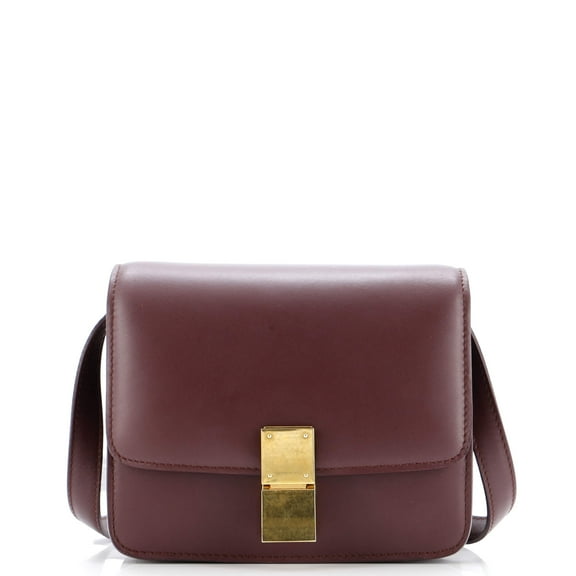 Pre-Owned Classic Box Bag Smooth Leather Teen By Rebag