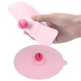 thumbnail image 4 of Cup Lid, Teacup Lid Intimate Design Strong Toughness Fine Workmanship  For Mug Cup Teacup For Ceramic Cup Pink, 4 of 8