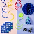 thumbnail image 6 of (6 pack) Multicolor Foil Dizzy Danglers Hanging Decoration, 4 Count, 26", by Way to Celebrate, 6 of 6