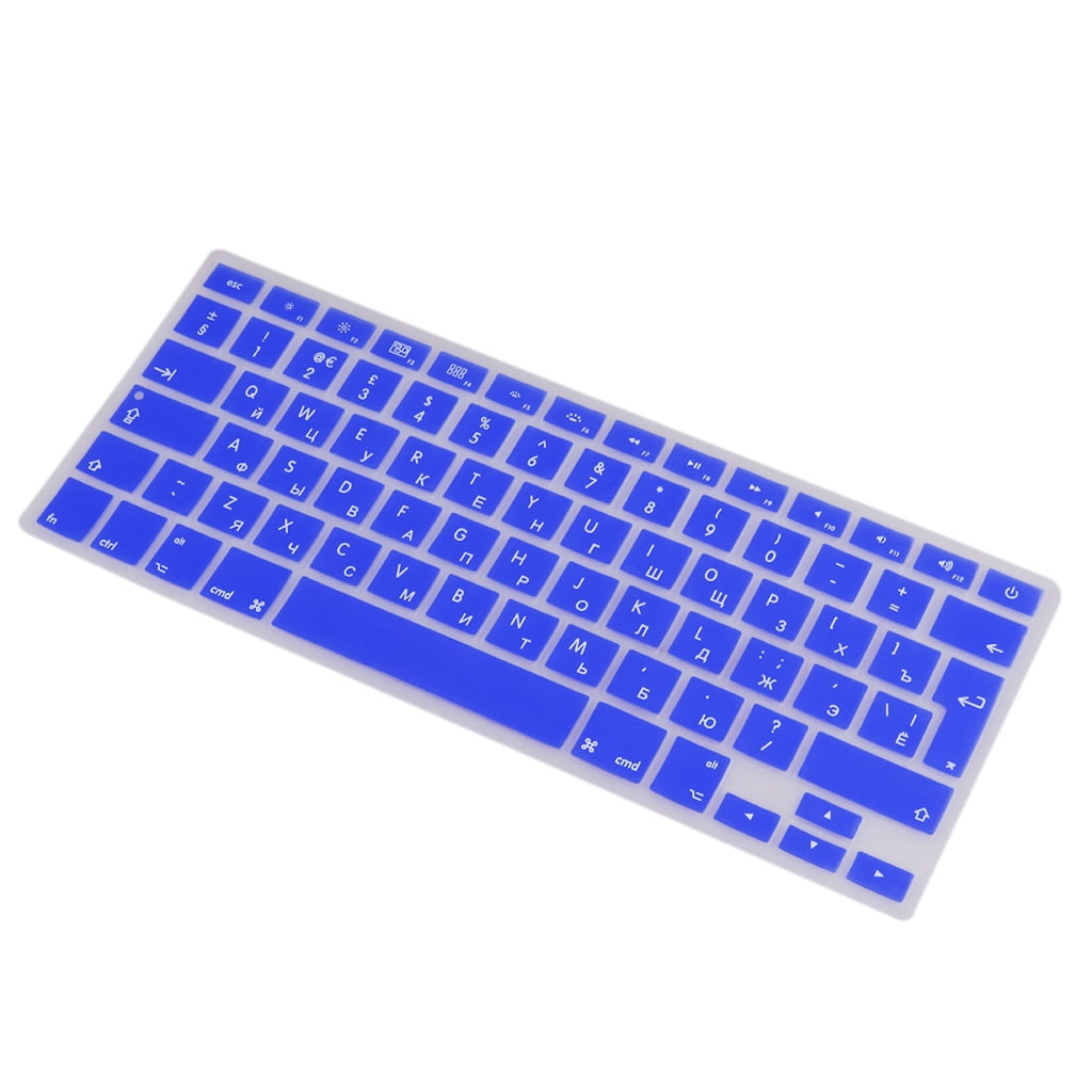 Russianenglish Rubber Keyboard Skin For ComputersBlue