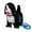 Black And White, variant on Soft Safe Electric Plush Toy Dog With Talking Feature And Tongue Out Simulation For Children Ages 3+