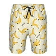 thumbnail image 4 of Kdxio Banana Pattern Mens Casual Shorts - Drawstring Summer Beach Sports Shorts for Men, 4 of 9