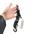 thumbnail image 3 of Spiral Coil Cable Anti-lost Camera Flashlights Safety Leash for Diving Snorkelling Surfing Kayaking, 3 of 7