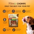 thumbnail image 5 of Pork Chomps Premium Rawhide-Free Pork Skin Twists for Dogs, Assorted Flavors, 6 Inch, 24 Count, 5 of 10