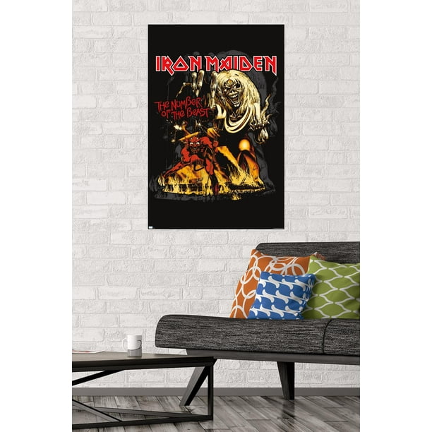 Iron Maiden - The Number Of The Beast Wall Poster, 22.375