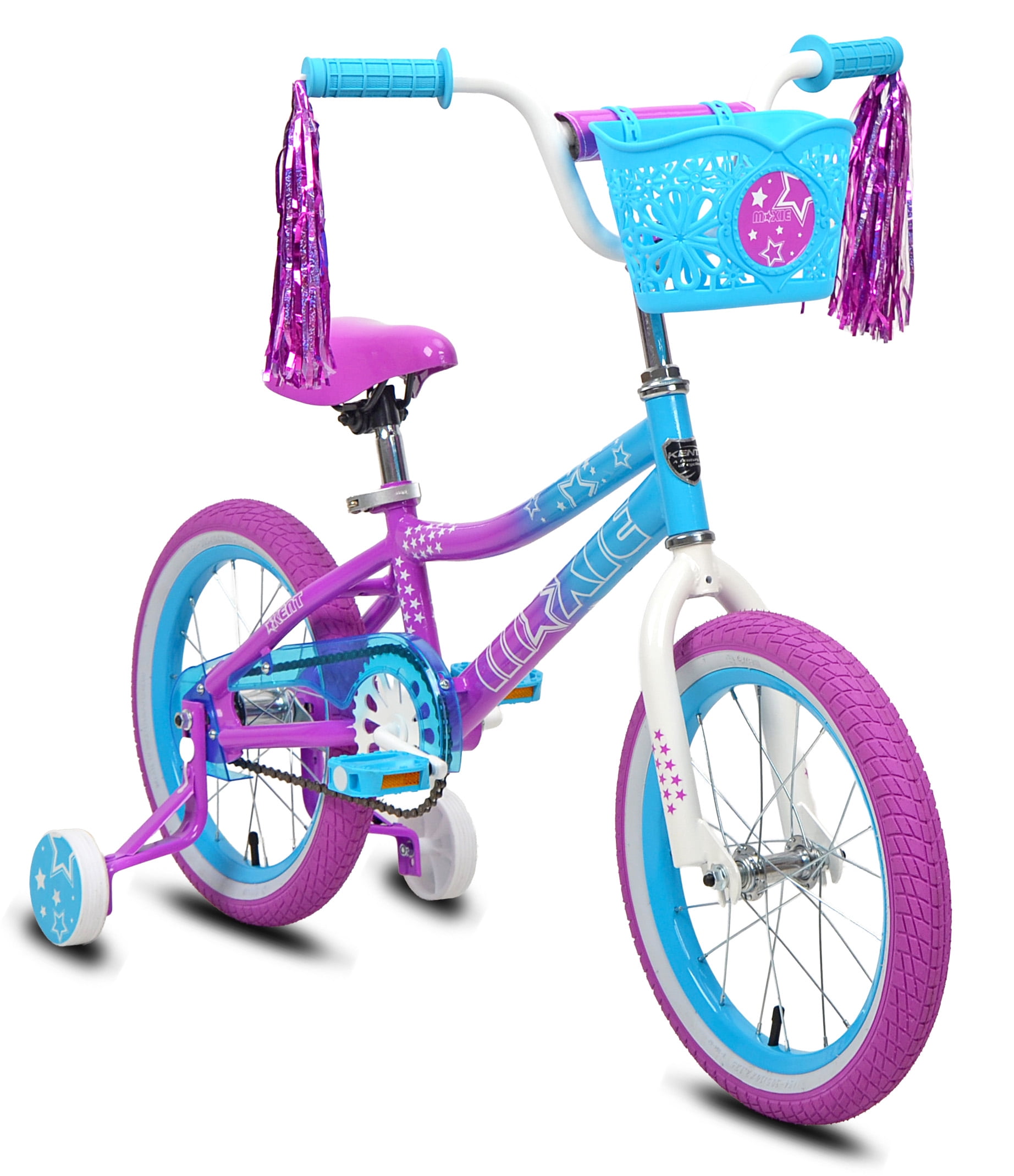 16" Kent Moxie Kids Bicycle, Blue/Purple