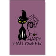 thumbnail image 1 of Awkward Styles Halloween Poster Wall Art Cat and Spider Home Decor Prints, 1 of 3