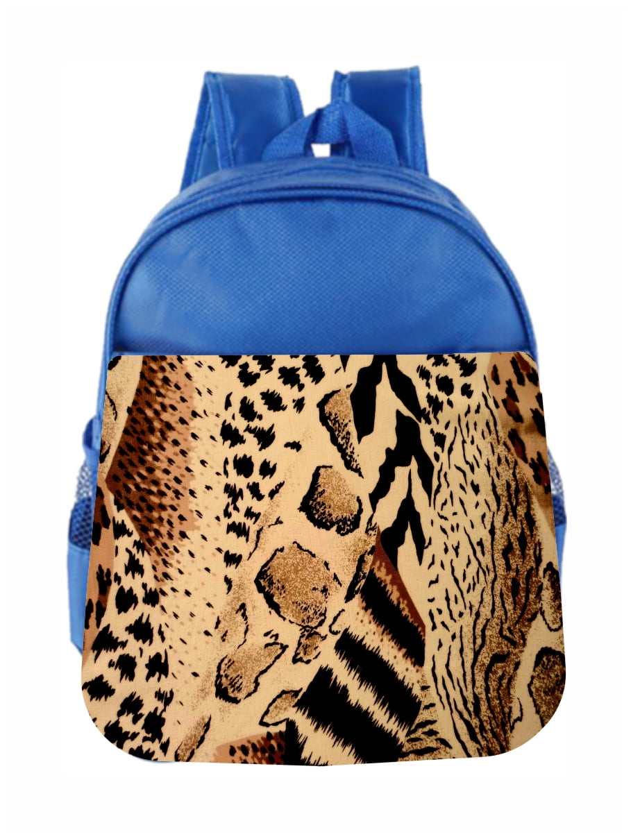 Accessory Avenue Preschool Backpack Animals Leopard Zebra Print Kids