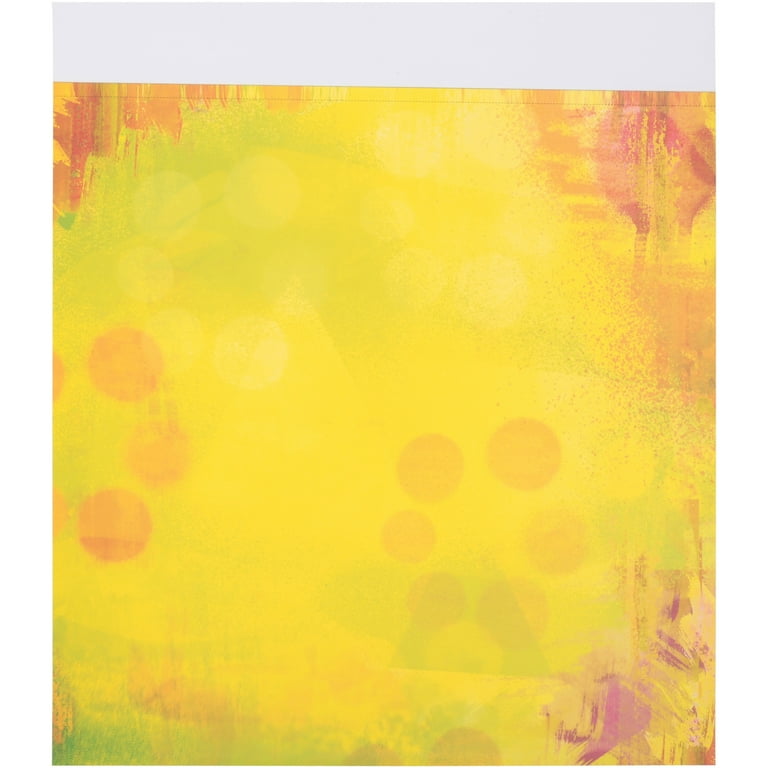 KRASHTIC A4 Yellow Color Sheets for Art and Craft