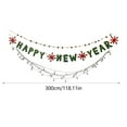 thumbnail image 3 of Christmas And Year Happy Pull Flag Felts Pull Flag With Light Belt Holiday Background Decoration Christmas Tree Wall Window Decoration Light String, 3 of 6