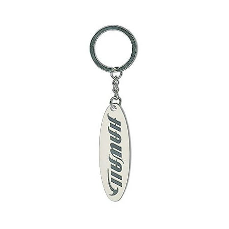 Pewter Tag - Hawaiian Key Chain Pewter Wave