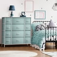 thumbnail image 6 of Sorbus Large Kids Bedroom Organization Closet Drawer Organizers, Aqua, 6 of 10