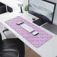 thumbnail image 2 of Long Mouse Pads for Desk,Pink Cartoon Unicorn Flower Pattern Desk Mats on Top Of Desks, Desk Mouse Pad Extra Large with 3mm Non-Slip Base and Stitched Edge for Gaming,Office,Work,Home 31.5"x11.8", 2 of 6