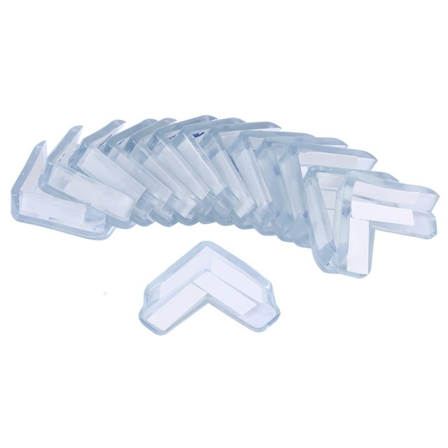 15 protectores transparentes de seguridad para bebés y niños, para bordes de muebles y esquinas de mesa.
