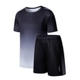 thumbnail image 5 of Kids Boys Girls Pajamas Set Hero Tee Shorts 8-9 Years 9-10 Years 10-11 Years Breathable Cotton Blend Short Sleeve Home Lounge Comfortable Fit (11-12 Years,Grey), 5 of 5