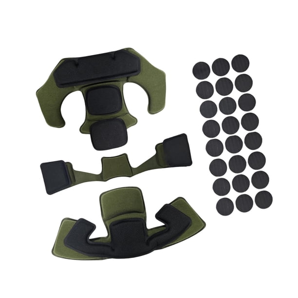 Kit De Coussinets Anti-transpiration Pour Casque Vélo – Rembourrage Intérieur éponge – Autocollants 18 Pièces – Ajustable