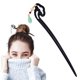 thumbnail image 1 of Palillo de pelo chino japonés de madera para mujer, pasador de pelo retro con jade, accesorios chinos japoneses para el pelo largo, accesorios de vestir Hanfu, 1 of 5