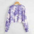 thumbnail image 5 of Vedolay Womens Long Sleeve Tops Long Sleeve V Neck Sweatshirts Casual Tunic Tops Blouse Purple,XL, 5 of 5