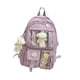 thumbnail image 1 of Mochila para niñas de secundaria, universitarias, para adolescentes de 8 a 10 años púrpura, 1 of 9