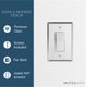 thumbnail image 5 of Placa de Interruptor para Pared SWITCH HITS 3.5"x5.25" con Cubierta de Espejo de Vidrio, 5 of 7