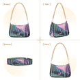 thumbnail image 7 of FORMRS Womens Shoulder Bag with Chain Strap Clutch Purse Cute Tote Handbag, Green Night Deer, 7 of 7