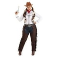 thumbnail image 4 of Adult Cowgirl Chaps Costume, 4 of 4