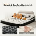 thumbnail image 5 of Honeydrill King Size 9" Air Mattress with Headboard, Air Couch Sofa Bed, 5 of 9