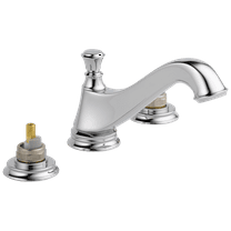 Delta Cassidy 3595LF 2 Handle Bathroom Faucet w/o Handles Chrome