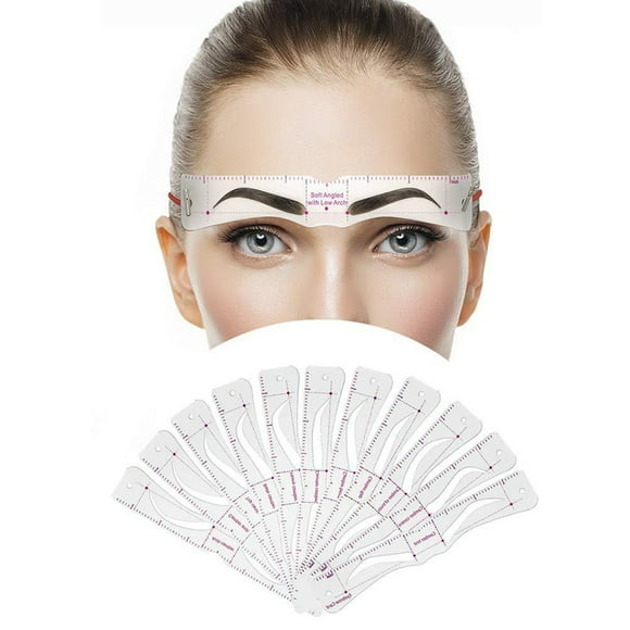Eyebrow Stencil Eyebrow Shaper Kit Reusable Eyebrow Template With Strap