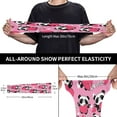 thumbnail image 4 of Goofa Panda Heart Valentine Pink Pattern UV Sun Protection Arm Sleeves, UPF 50 Sports Cooling Arm Compression Sleeves for Men Women Teenager, 4 of 8