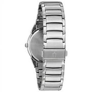 Bulova Mens Dress Silver Stainless-Steel Quartz Watch 96B149