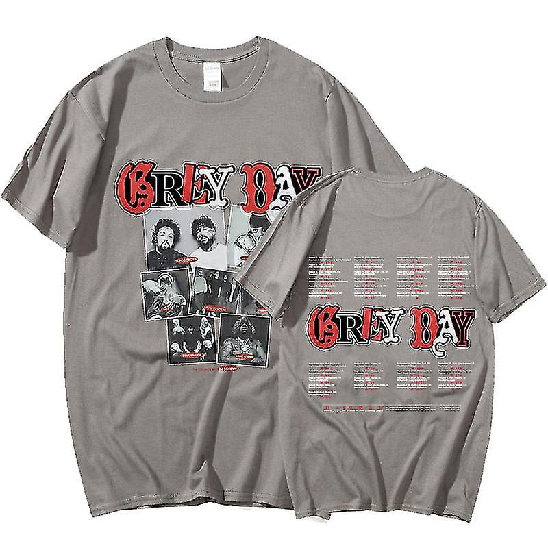 トップス Suicideboys Greyday Tee Rapper $uicideboy$ Grey Day Tour Graphic Print T Shirts Men's
