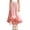 R214-Pink, variant on RMGVDSD Girls Summer Skirts Elastic High Waist Maxi Skirt Floral Chiffon Party Wedding Vacation Skirts Stylish A-Line Long Flowy Skirt 4-5 Years