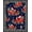 Navy Blue, Pattern 1, variant on ODIKA 2x3 Machine Washable Non-Slip Area Rug, Magical Nutcracker Wonderland Doorway Greeting Seasonal Accent High Traffic Rug, Red, 609955