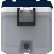 Igloo 70 Quart MaxCold Cooler ThermeCool Insulation with Swing-Up Handles, Gray and Black