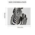 thumbnail image 3 of BCIIG Baby Safari Animals Prints   Adorable Furry African Portraits Wall Art Nursery Decor - Gorilla - Elephant - Zebra - Giraffe - Leopard - Lion 20x16in, 3 of 6